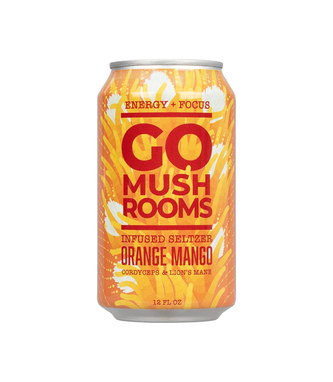 Go Mushroom Orange Mango Infused Seltzer