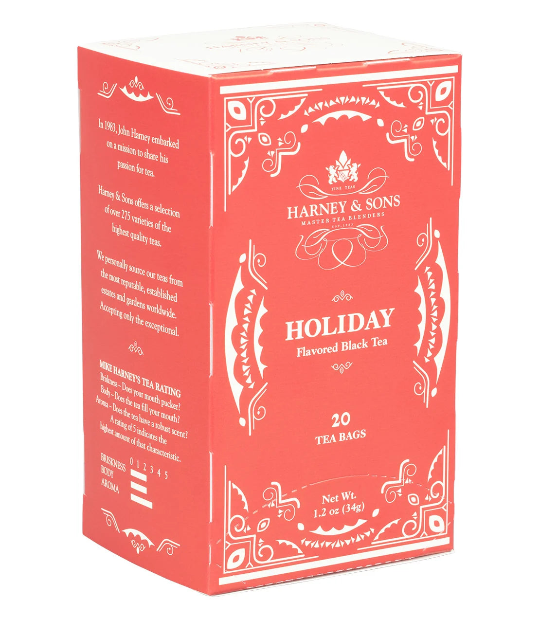 Holiday Tea, Box of 20 Premium Teabags