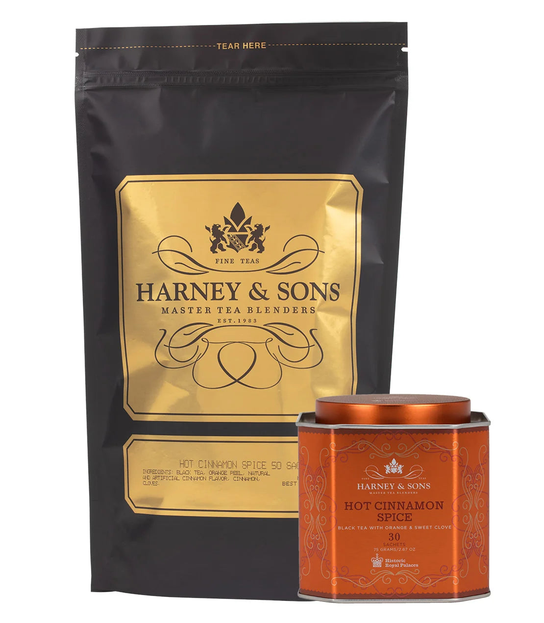 Hot Cinnamon Spice Tea Lover Bundle