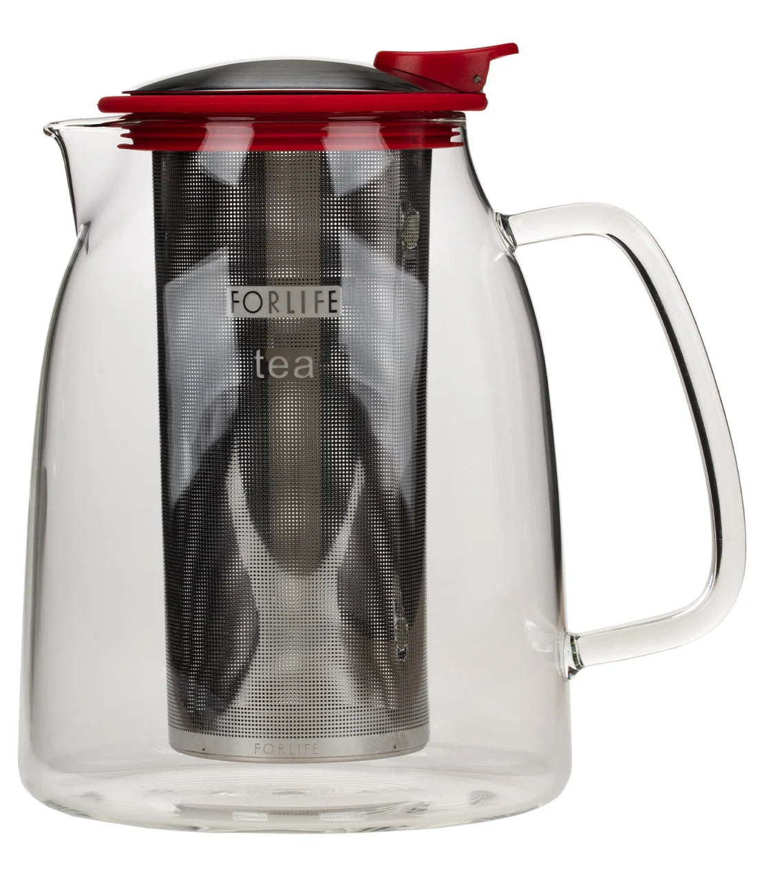 ForLife Mist Glass Iced Tea Jug, 68 oz (Assorted Colors)