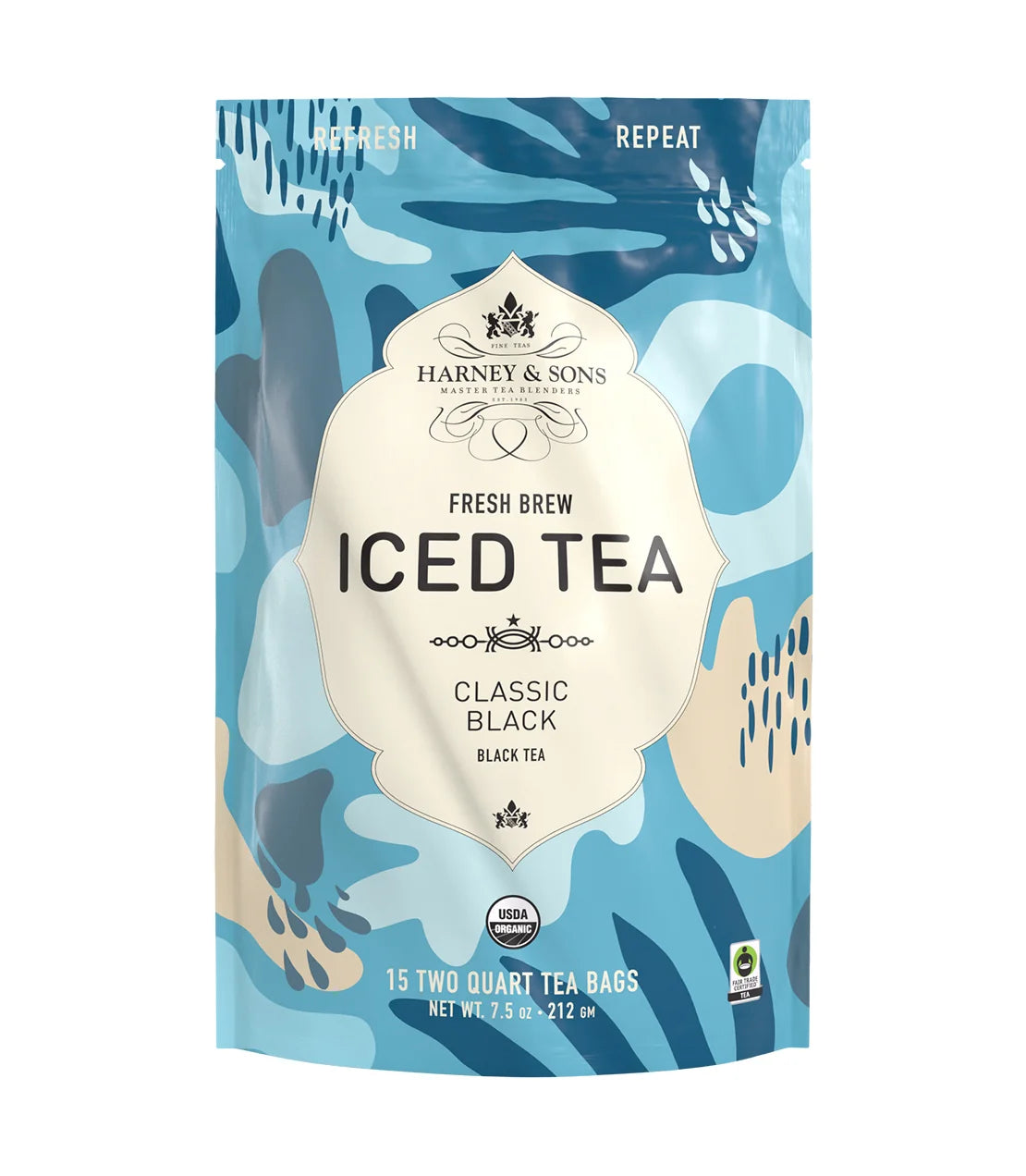 Organic Plain Black (Classic Black) Fresh Brew Iced Tea
