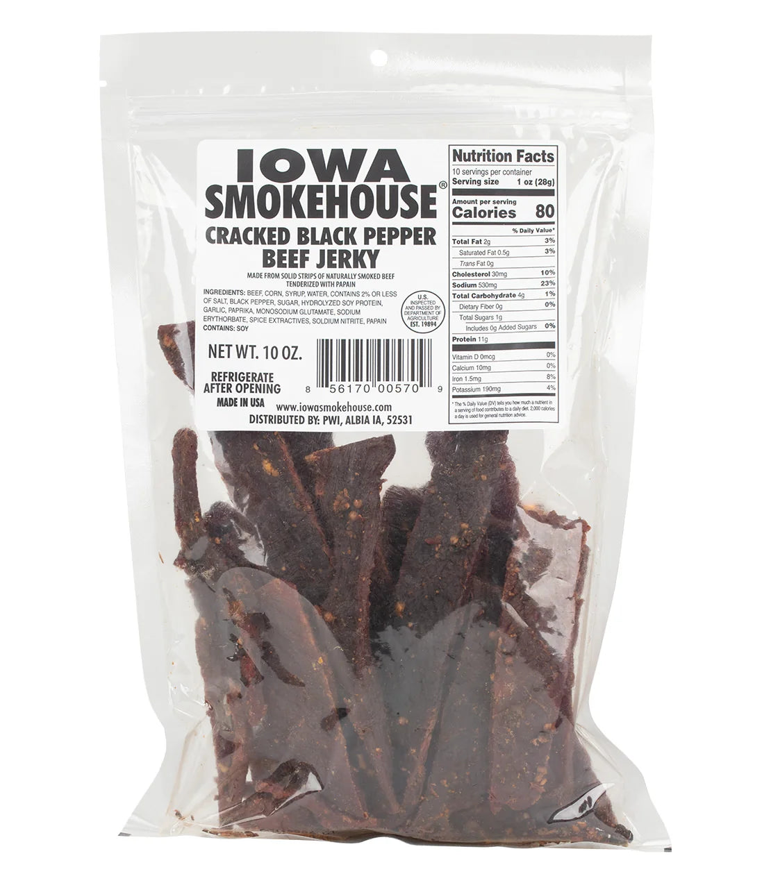 Iowa Smokehouse Jerky (Assorted Flavors)