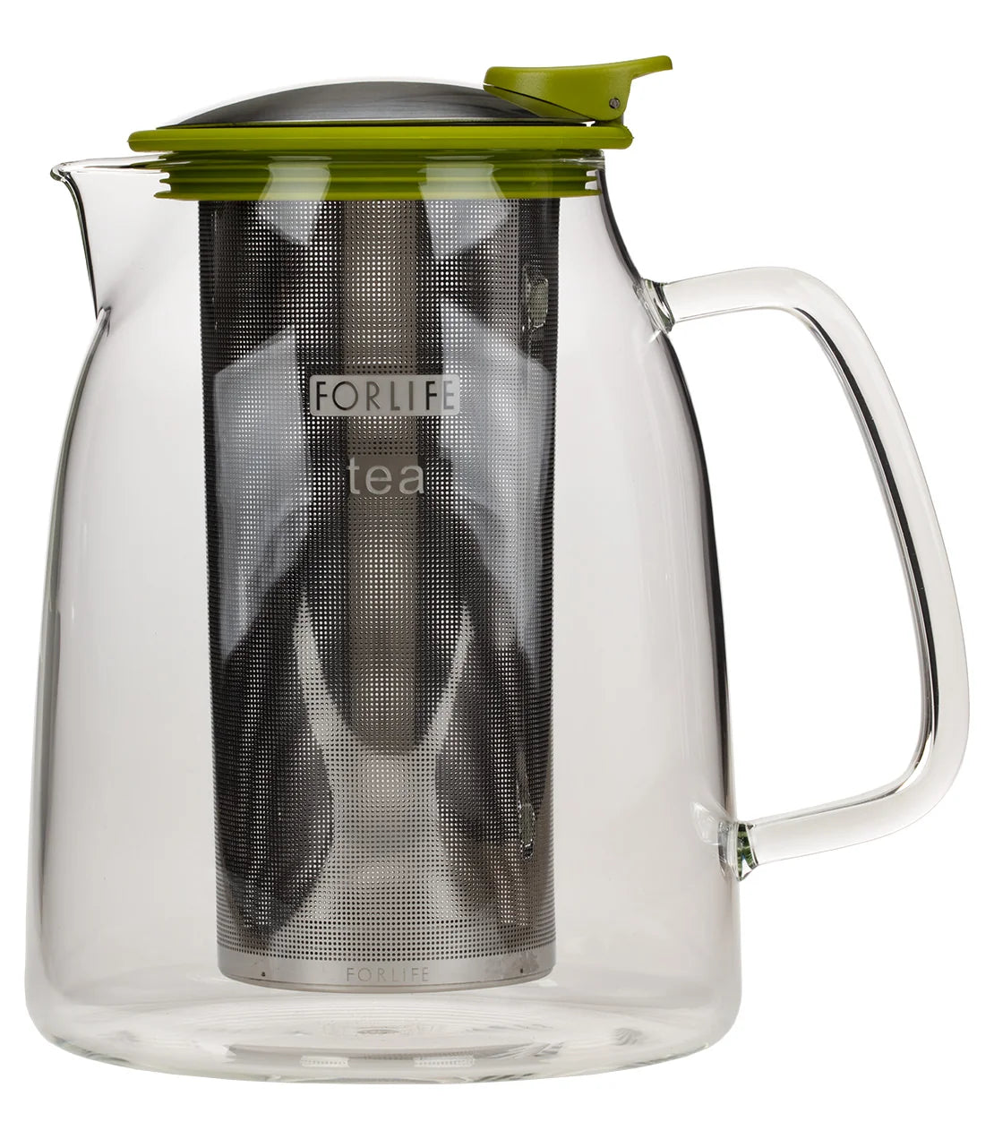 ForLife Mist Glass Iced Tea Jug, 68 oz (Assorted Colors)