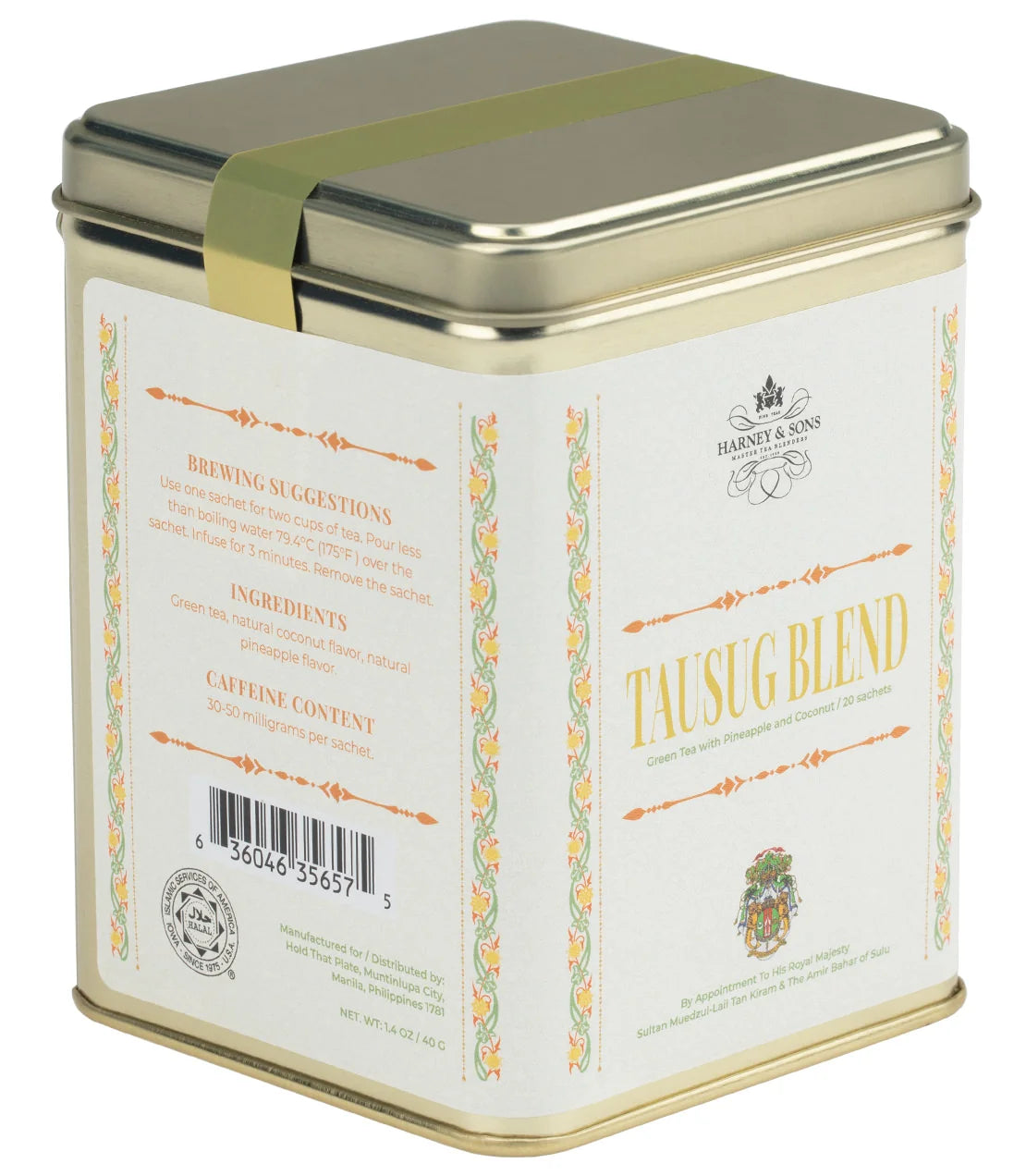 Tausug Blend, Tin of 20 Sachets