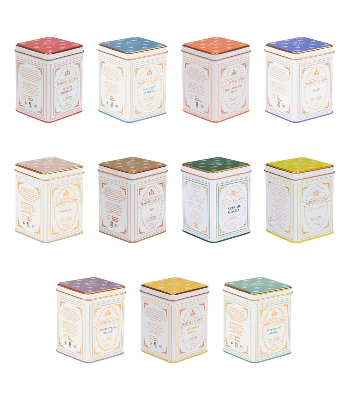 The Full Classic Collection – 11 Tins of 20 Sachets