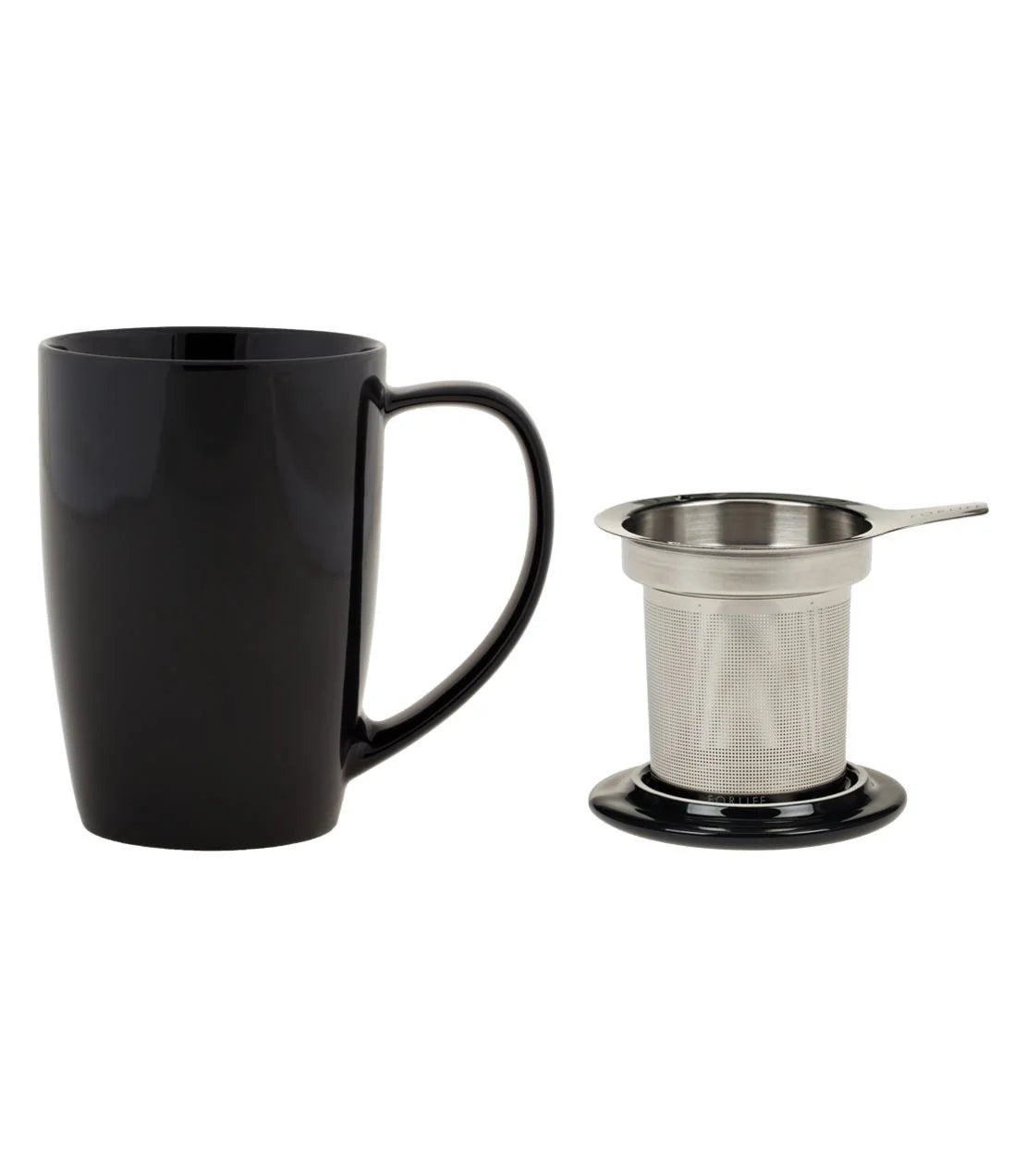 ForLife Curve Mug with Infuser 15 oz (Multiple colors)